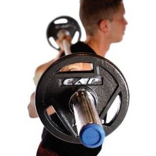 Cap Barbell Free Weights 35 Pounds Olympic Grip Plate