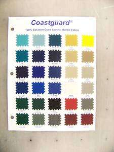 Marine Acrylic Coastguard / Boat Cover Bimini Top Fabric Made by 