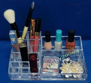 Acrylic Cosmetic Organizer Makeup Case Lip stick/Earring/Ring Holder 