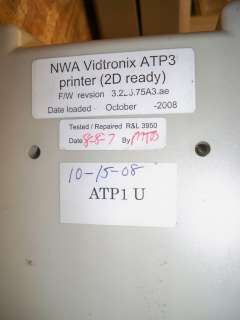 NWA vidtronix ATP3/ATP Airline Boarding Pass Printer  