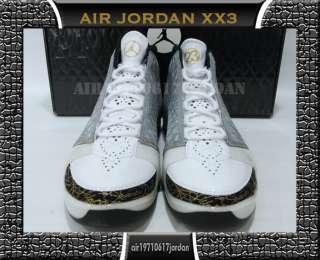 Nike Air Jordan XX3 White Stealth Black Metallic Gold US 11 rare 23 DS 