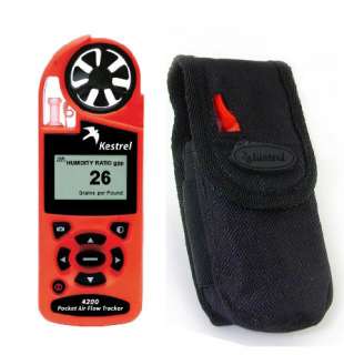 kestrel 4200 hvac pocket air flow tracker black niteize case