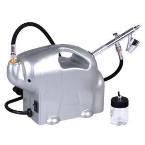  0.35 mm Dual Action Airbrush Kit Portable Air Compressor 