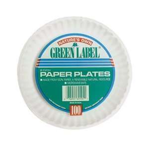  AJM Packaging Corporation PP9GREWH   White Paper Plates, 9 
