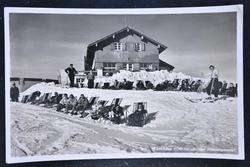   1942 Olympics Sport Pmk on Alpine Hut PPC GARMISCH to,Deutschland