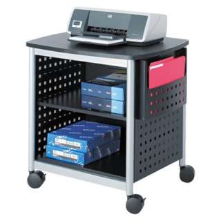 Safco Scoot 2 Tier Printer Stand   Black.Opens in a new window