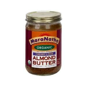 Maranatha Raw Creamy Almond Butter No Salt ( 12x16 OZ)  