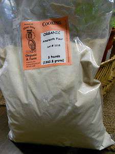 Certified Organic Amaranth Flour 3 lb.  
