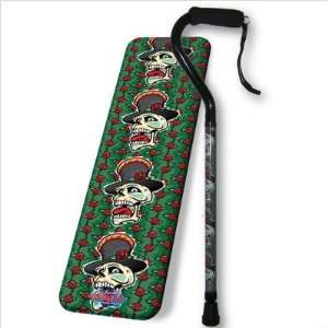 Mobility Walking Canes B905 Laughing Skull with Roses Offset Aluminum 