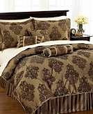    Golden Damask 7 Piece Jacquard Comforter Sets customer 