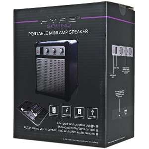 HYPE Portable Stereo Mini AMP Speaker for  Players iPod iPhone w/3 
