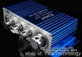 Kinter MA 180 2CH Power Amplifier Mini Amp, Car & Home + FREE POWER 