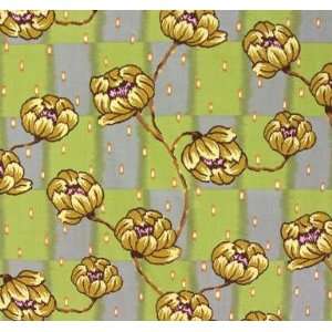 Wide Amy Butler Lotus Water Lilly Brown Fabric By The Yard amy_butler 