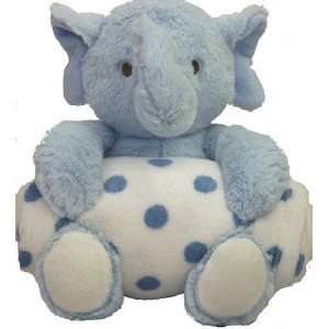  Animal and Blanket Toy and Blanket Blue Elephant Baby