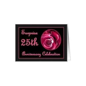  Surprise 25th Anniversary Party Card Health & Personal 