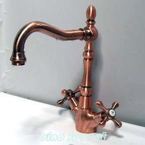 Antique Copper Kitchen Sink Faucet / Bath Mixer Tap A66  