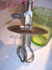 Vaseline Glass Measuring Cup Mixer Depression Vintage  