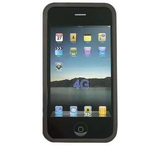 Skque Apple iPhone 4 4G 16GB / 32GB 4th Generation Black Silicone Case 