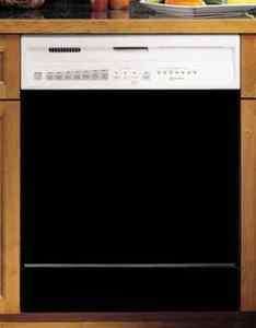 Appliance Art Black Magnetic Dishwasher Cover Large  