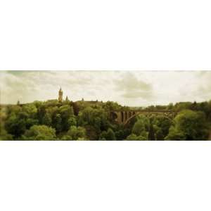 Arch Bridge in a Canyon, Adolphe Bridge, Luxembourg City, Luxembourg 