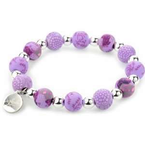   Bracelet   Silverball   Lilac * Viva Bead New Clay Artisan Home
