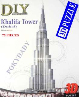 3D PUZZLE Khalifa Tower DUBAI assemble educational  