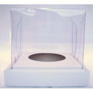  Individual White Clear Top Cupcake Boxes pack of 10 