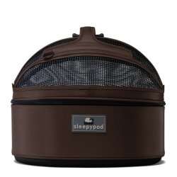 Meowme Sleepypod Mobile Pet Carrier Bed Chocolate Brown  