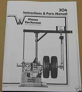 Van Norman 304 Heavy Duty Brake Lathe Operations Manual  