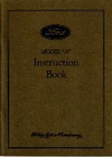 1931 FORD Model A Car Instruction Manual Owners Guide Glovebox 