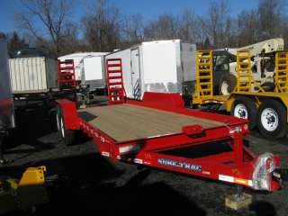 New 2012 Sure Trac 7x18 14k Equipment/Skid Steer Trailer  