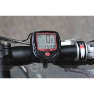 New LCD Bicycle Bike Computer Odometer Speedometer 258  