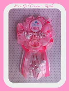 Decorations~Baby Shower Corsage~Its a Girl~Favors~PINK  