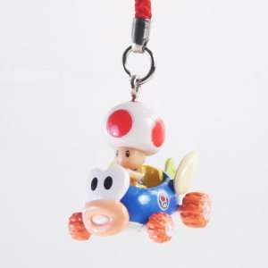  Mario Kart Wii   Baby Toad in a Fish Kart Cell Strap Toys 