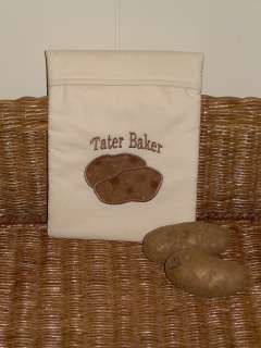 Baked Potato Cooking Bag for Microwave  TATER BAKER  Small  7 x 9 