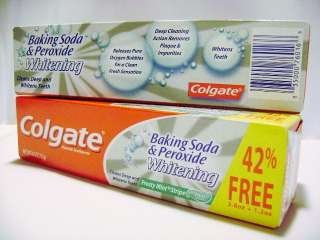 Colgate Fluoride Whitening Frosty Mint Stripe Gel ToothPaste 4 oz 