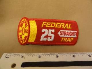 Federal Ammunition Twenty five Straight Trap Shooting Patch  