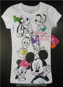 Disney MINNIE MOUSE or Precious MARIE The Cat T Shirt 4 5 6 6X 7 8 10 