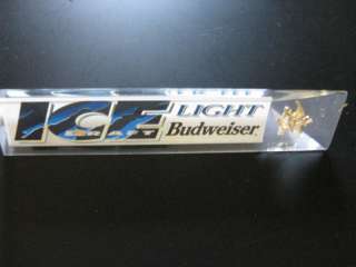   Light Draft 5 Budweiser Beer Tap BN Budweiser Acrylic Beer Tap Handle