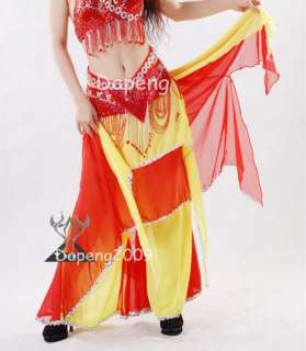 Belly Dance Double color Trousers Skirt Pants  