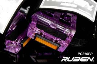 Ruben Pedals & Fixed Gear BMX Fixie Foot Strap PURPLE PC210PP  