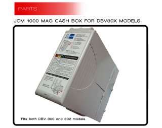 JCM 1000 MAG CASH BOX FOR DBV 30X BILL ACCEPTOR  