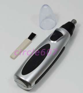 New Nose Ear Hair Trimmer Facial Clipper Cleaner +Brush  