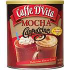 X4 CANS Caffe DVita Mocha Cappuccino Instant Coffee 4 lbs Each Can