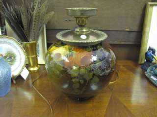 Roseville Art Pottery Rozane Electric Lamp Circ. 1917  