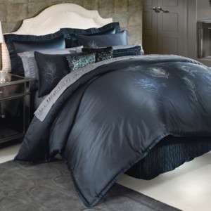 Comforter Set FEATHERS Regal PEACOCK BLUE Nicole Miller  