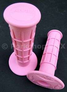 AME Full Waffle old school BMX XL bicycle grips   PINK  