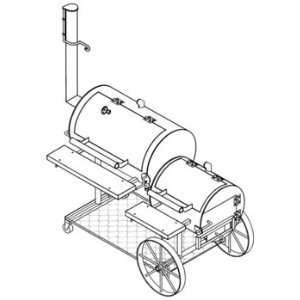  Smoker BBQ Pit Plans Blueprints 