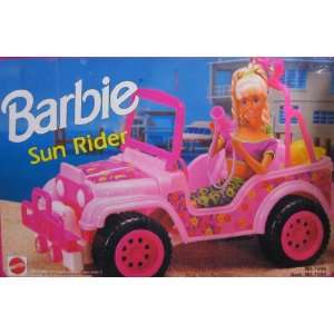   Barbie Sun Rider Jeep Vehicle (1992 Arcotoys, Mattel) Toys & Games