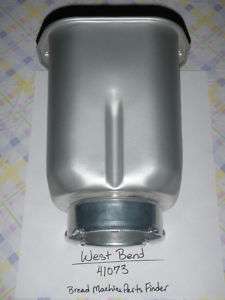 West Bend Bread Machine Pan 41065 (4 Coupler Only)  